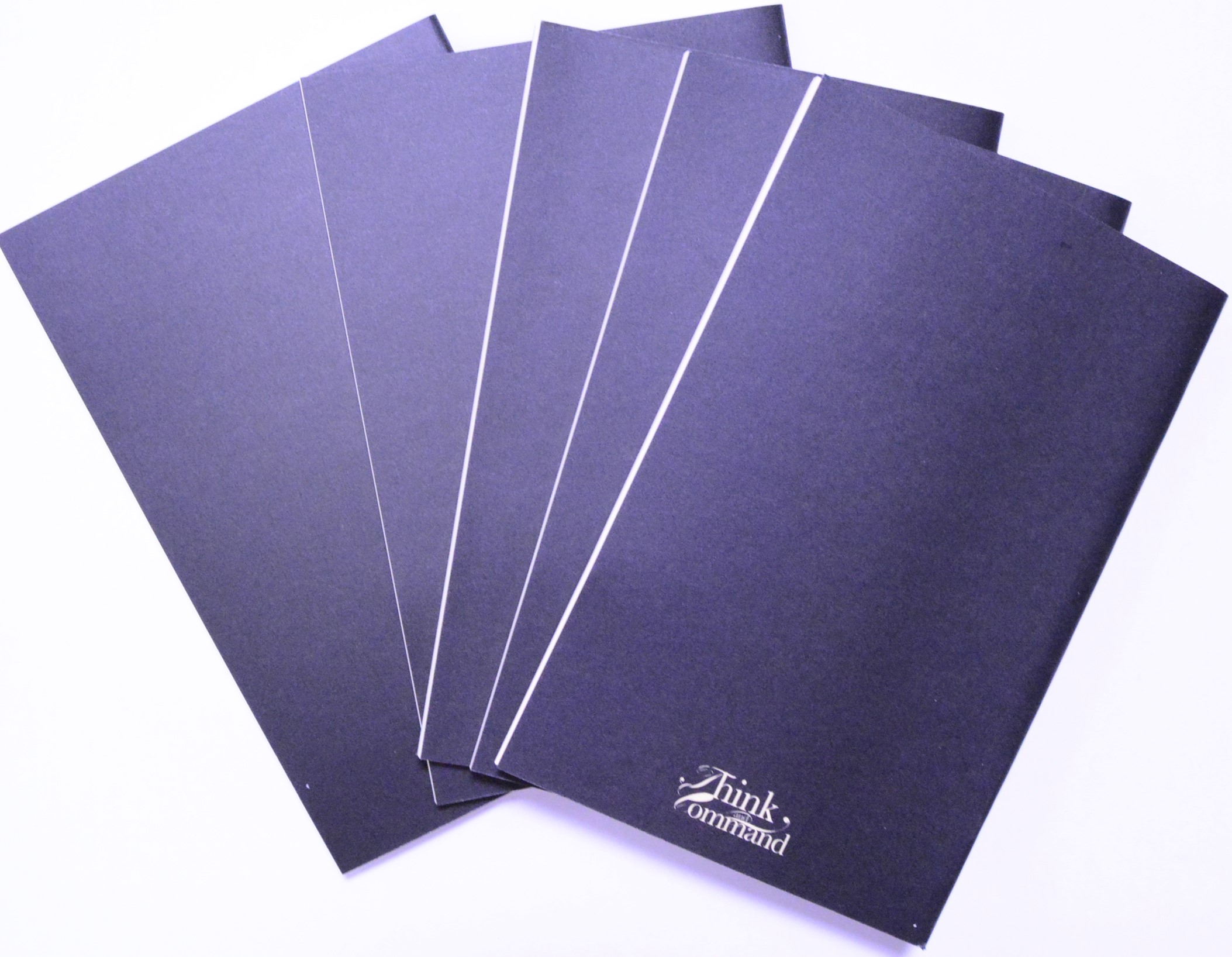 Think and Command Notebook (5-pack Black) - Image 3